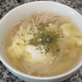 玉ねぎとえのきのたまごスープ